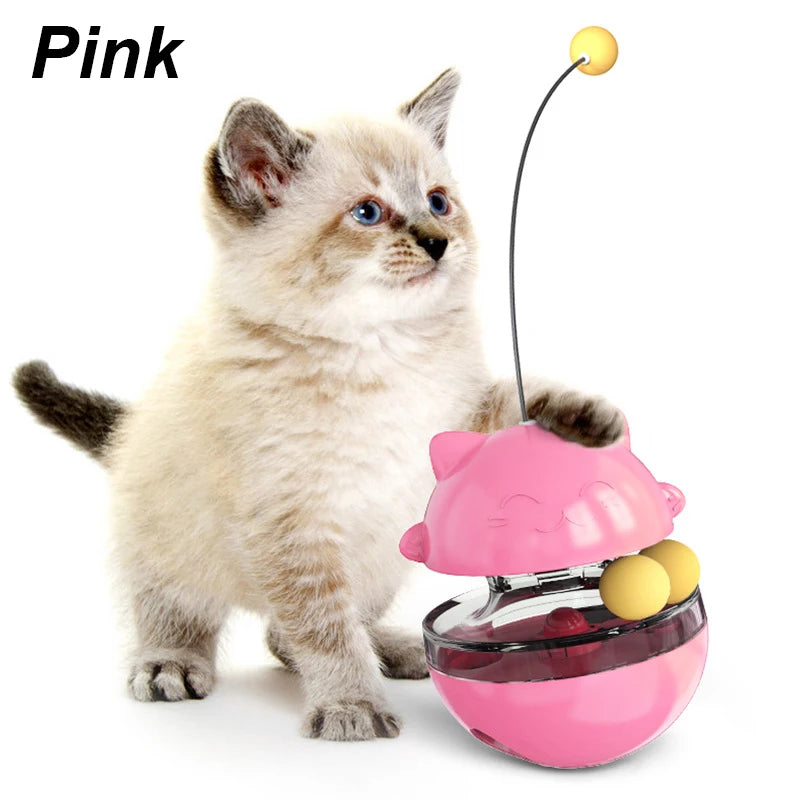 Pet Supplies Play with Food Spiller By Yourself Kitten Interactive Leaking Food Ball Cat Toy Cats Accessories Interactive