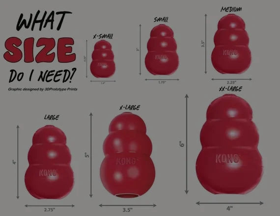 S-Size KONG Dog Chew Toy Classic Collection Up to 20lbs(9kg)