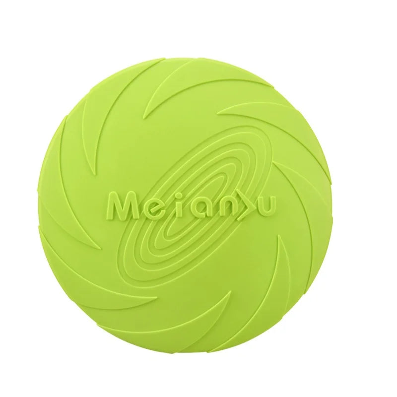 OUWO Dog Toys Upgrade Multifunctionality Multicolor Frisbeed Interesting Pet Dog Silicone Flying Discs Game Pet Supplies