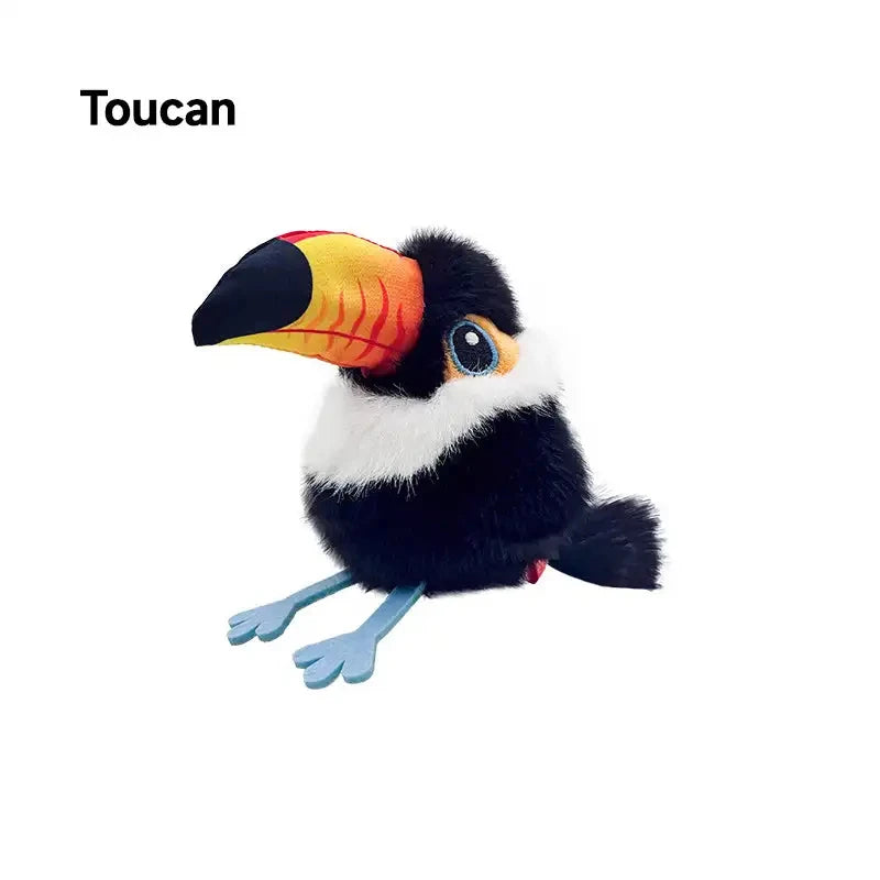 Cat Toys Flapping Bird (No Flying), Lifelike Sandpiper Chirp Tweet, Rechargeable Touch Activated Kitten Toy Interactive Cat