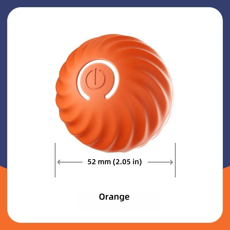 Rechargeable Smart Pet Toy Ball Electric Automatic Rolling Bouncing Ball Indoor Self Play Boredom Relief Interactive Game For Cat Dog