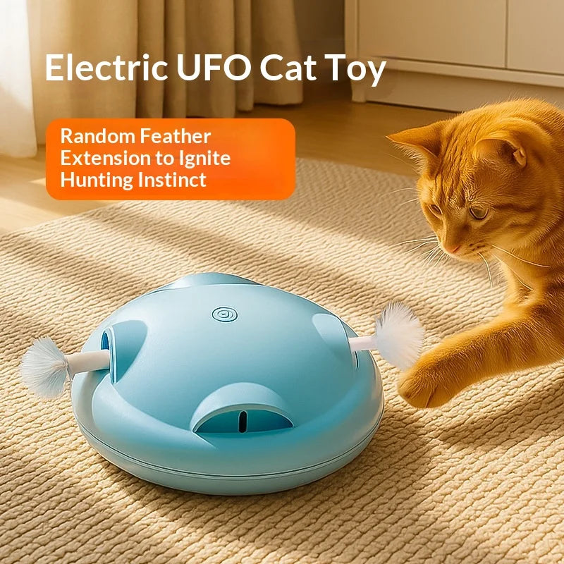 Cat Toys From Hi Boredom Artifact Automatic Teasing Cat Intelligent Turntable Electric Cat Toys.
