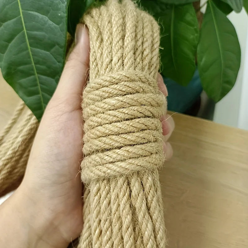 33/66/164ft Natural Sisal Rope Cat Scratcher Rope Tree Scratching DIY Toy Paw Claw Furniture Protector Scratching Post