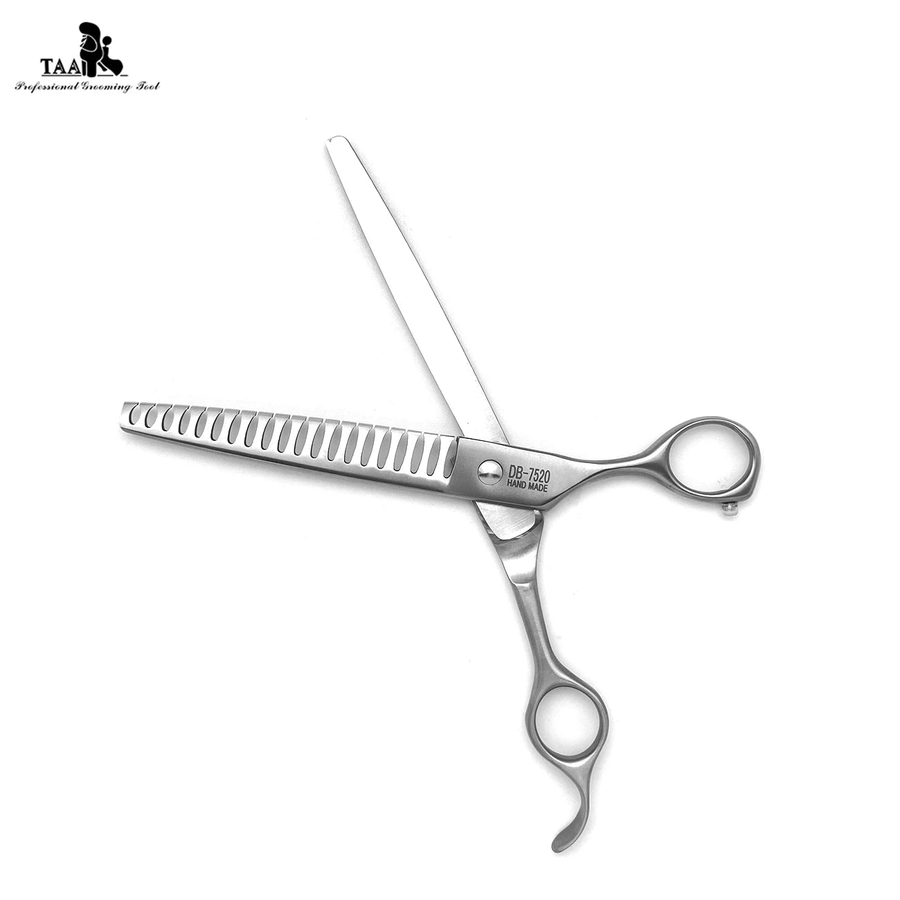 TAA Grooming Scissors Pet Scissors for Dog Professional Hairdressing Scissors 440C Alloy Steel Serrated Cat Dog Pet Hair Cutting