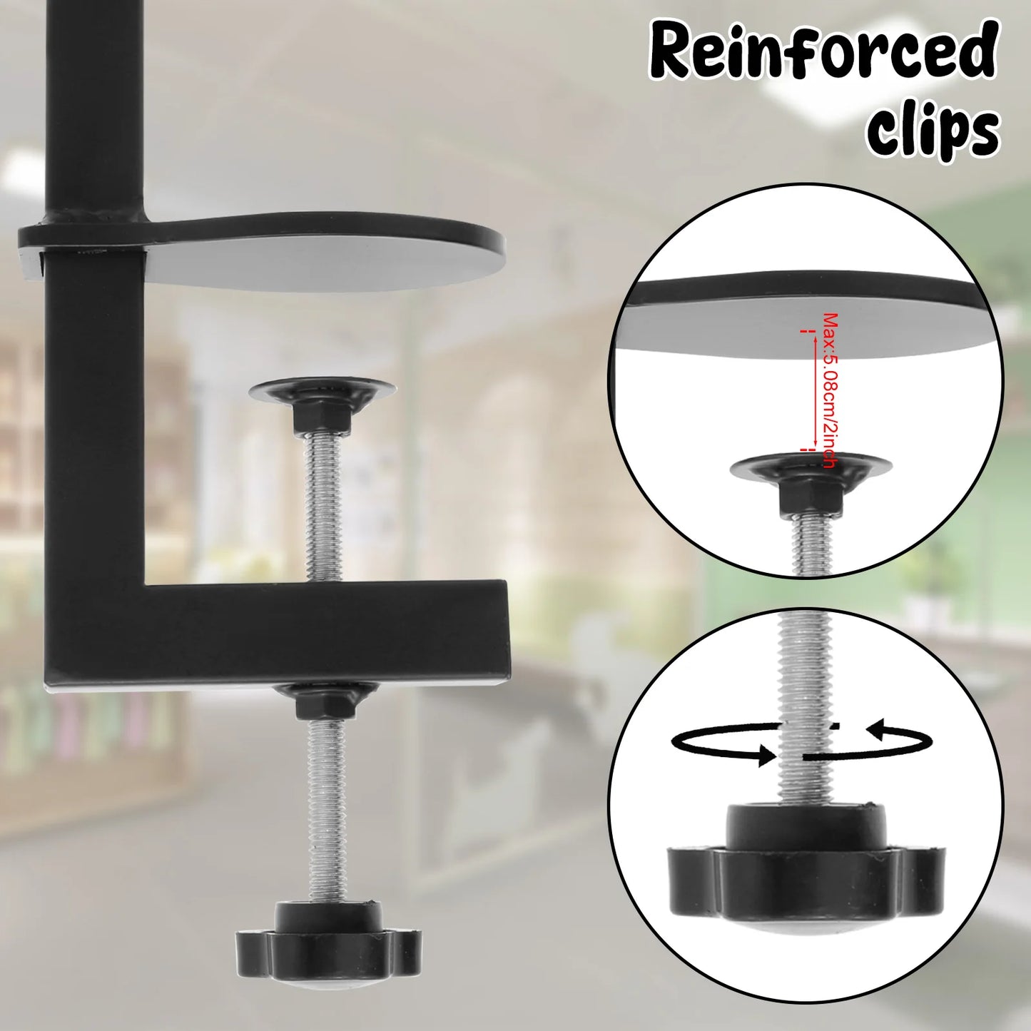 Dog Grooming Table Arm Bracket Clamp Height Adjustable Pet Fixed Grooming Stand Stainless Steel Pet Nail Clipping Haircut