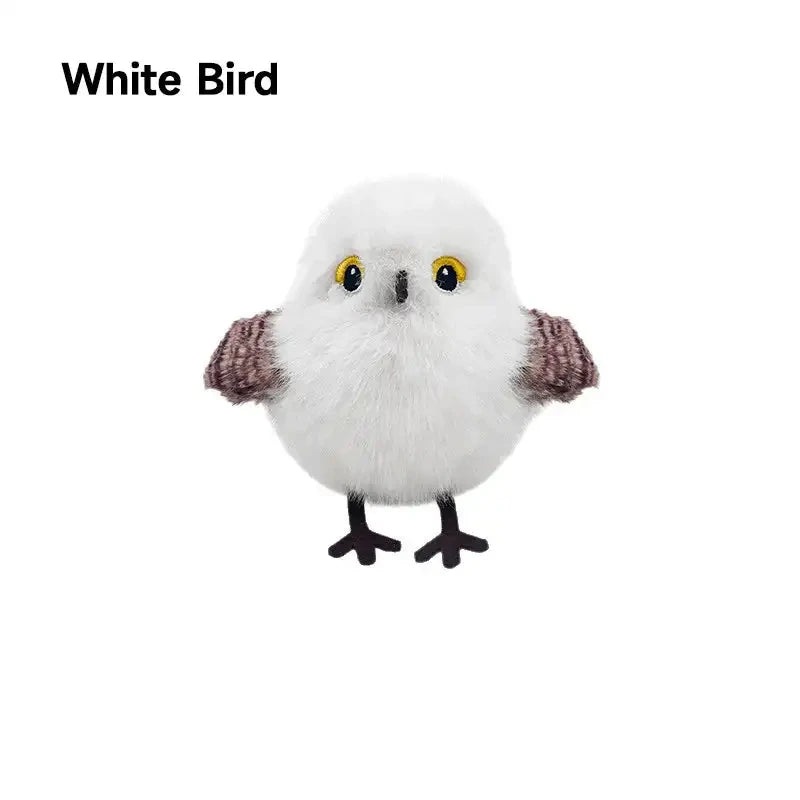 Cat Toys Flapping Bird (No Flying), Lifelike Sandpiper Chirp Tweet, Rechargeable Touch Activated Kitten Toy Interactive Cat