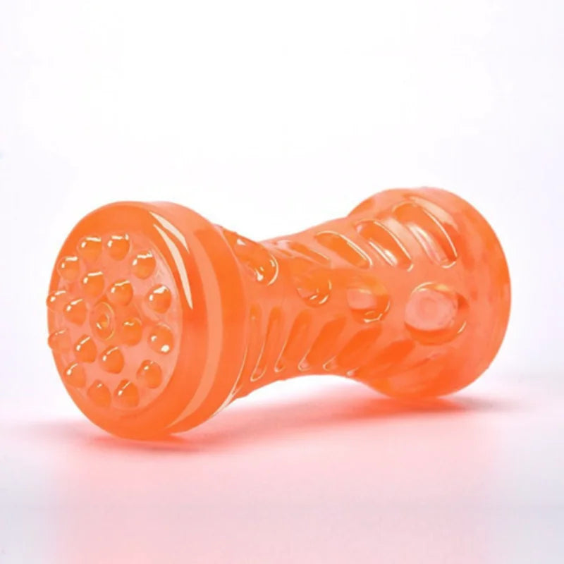Resistant Bite Resistant Pet Toy Toothbrush Bone Sturdy Dog Toy Interactive Puppy Game Toy Dog Bone Rubber Puppy Chew Toy Dog