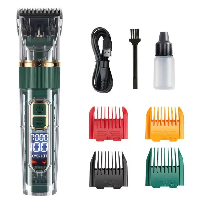 Dog Hair Clippers Grooming Haircut Trimmer Shaver Set IPX7waterproof Pets Cordless Rechargeable Professional Dog Clipper