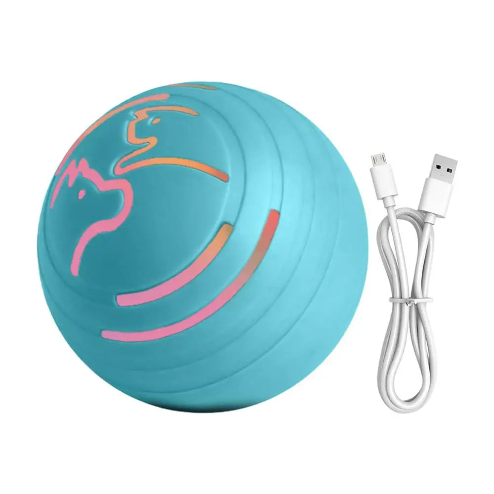 Automatic Rolling Ball For Cats Cats Dogs Rolling Bouncing Toys Ball Bite Resistant Interactive Bouncing Power Pet Ball for