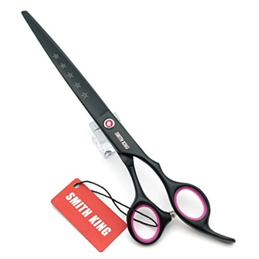 8.0 inches Professional Dog Grooming Scissors Set Straight thinning Curved chunkers 4pcs in 1 Set with Comb