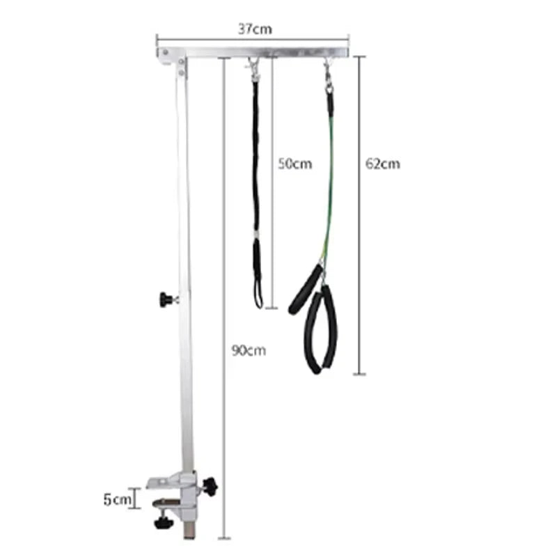 Pet Grooming Table Stand Stainless Steel Folding Bracket Clamp Boom Professional Accessories Suitable For Cats And Dogs