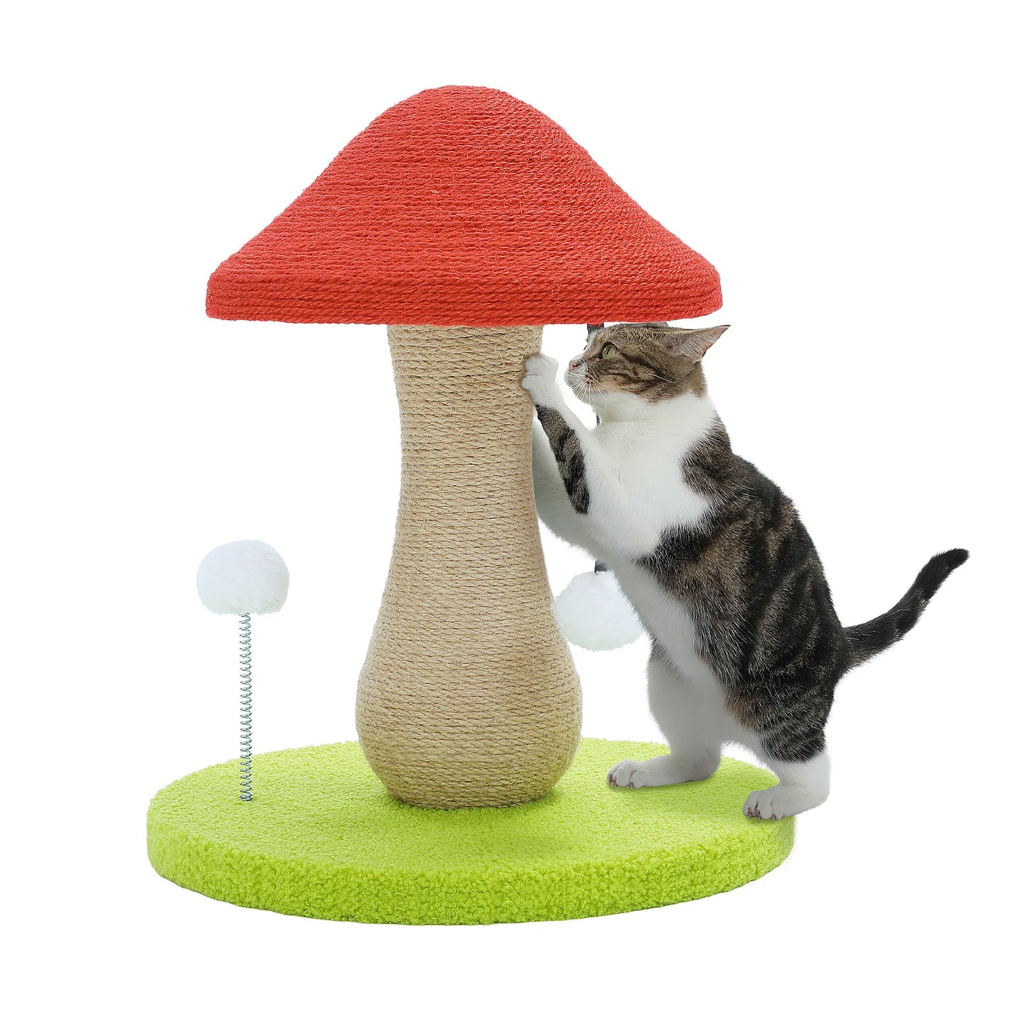 Safe Cat Scratching Post with Unique Design,Cat Accessories,Cat Scratcher,Cat Toys,Ideal for Claw Sharpening&Feline Fun,Indoor