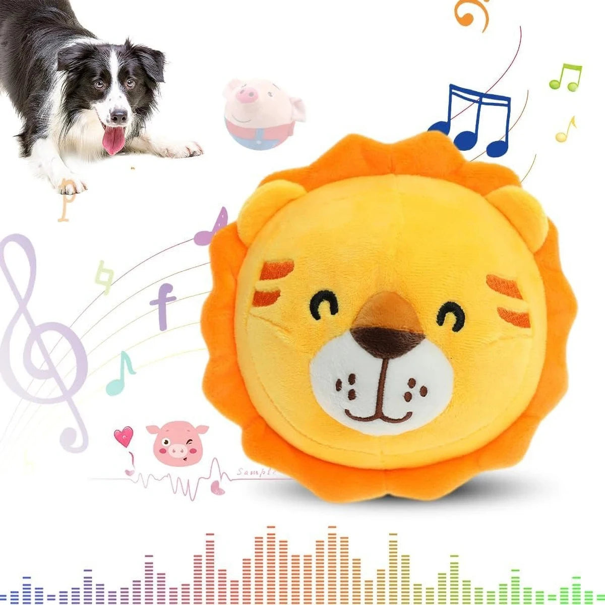 Cute Style Interactive Playing Dog Toy Cartoon Design Safe & Durable Suitable for Puppies & Adult Cats Dogs Toy Indoor Play