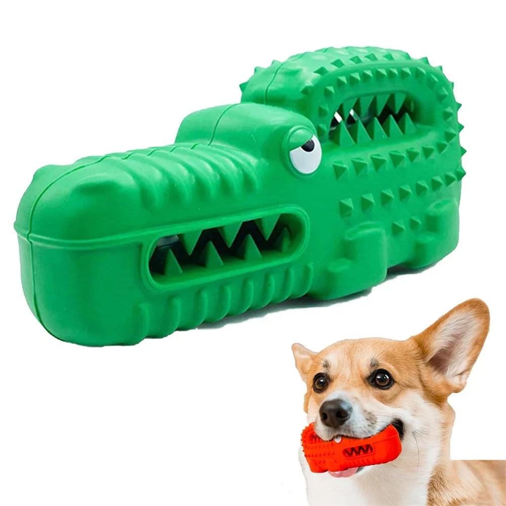 Dog Chew Toys for Aggressive Chewers Squeaky Tough Durable Toothbrush Interactive Toys Mental Stimulation Chew Toys Collection