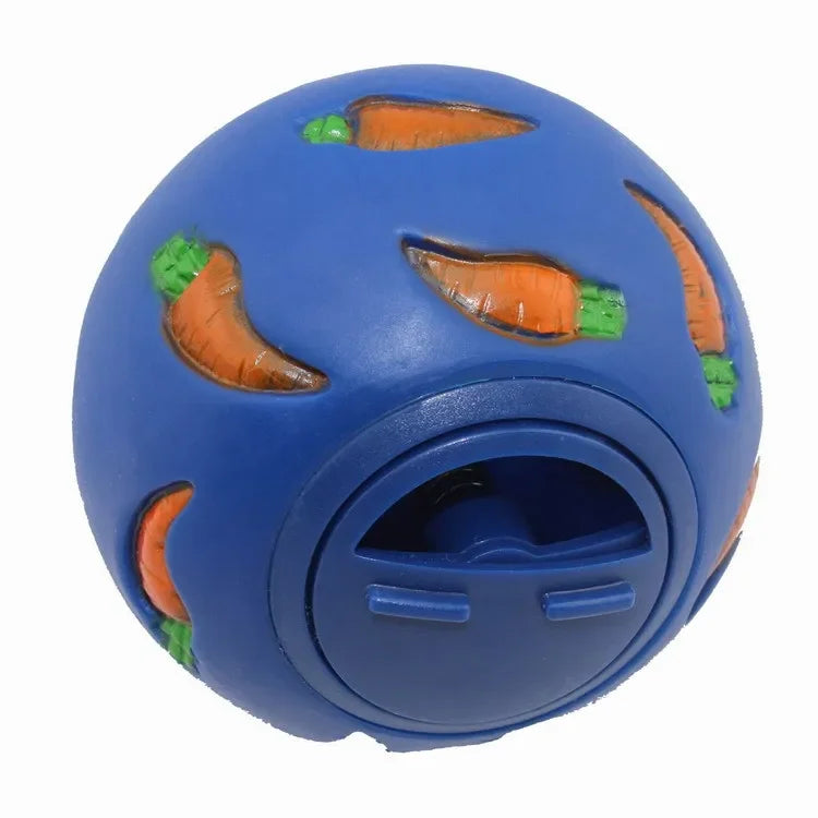 Rabbit Treat Ball Pet Slow Feeder Interactive Bunny Toy Snack Toy Ball Bite Resistant Feeding Toys Kitty Guinea Pig Cat Supplies