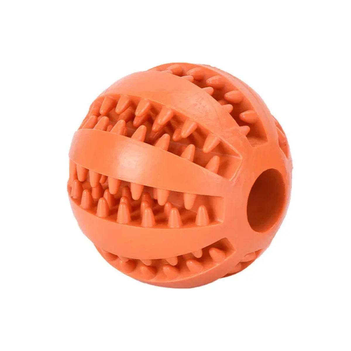 Natural Rubber Pet Dog Toys Dog Chew Toys Tooth Cleaning Treat Ball Extra-tough Interactive Elasticity Ball  Pet Accessories Dog