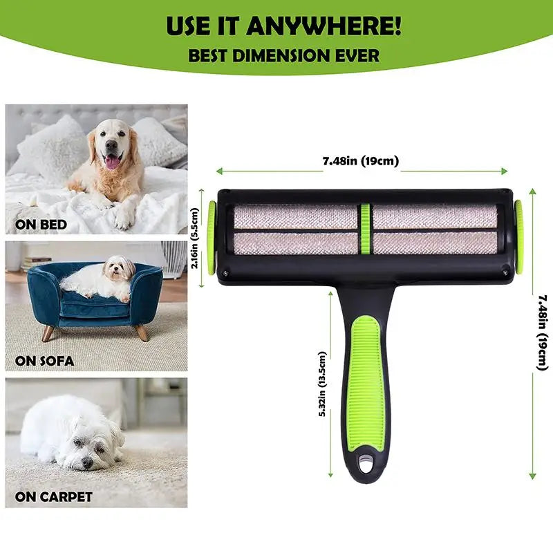 Pet Hair Remover Lint Rollers Dog Cat Fur Cleaning Brushes Multi-Purpose Sofa Carpets Clothes Hair Roller Lint Removes