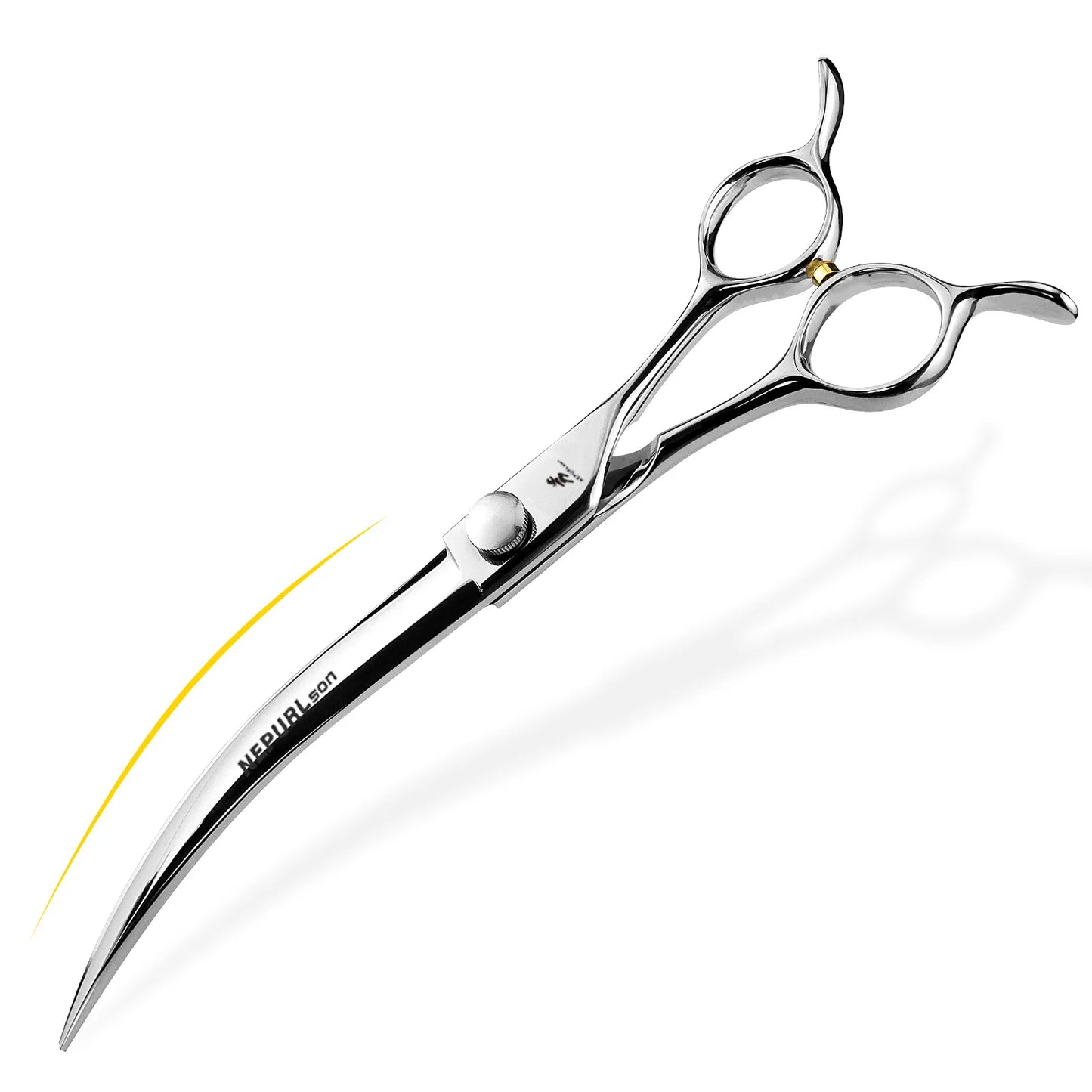 7.5 Inch Pet Scissors Professional High Quality For VG10 Pets Grooming Hair Shears Hairdressing Scissors Curved Scissors