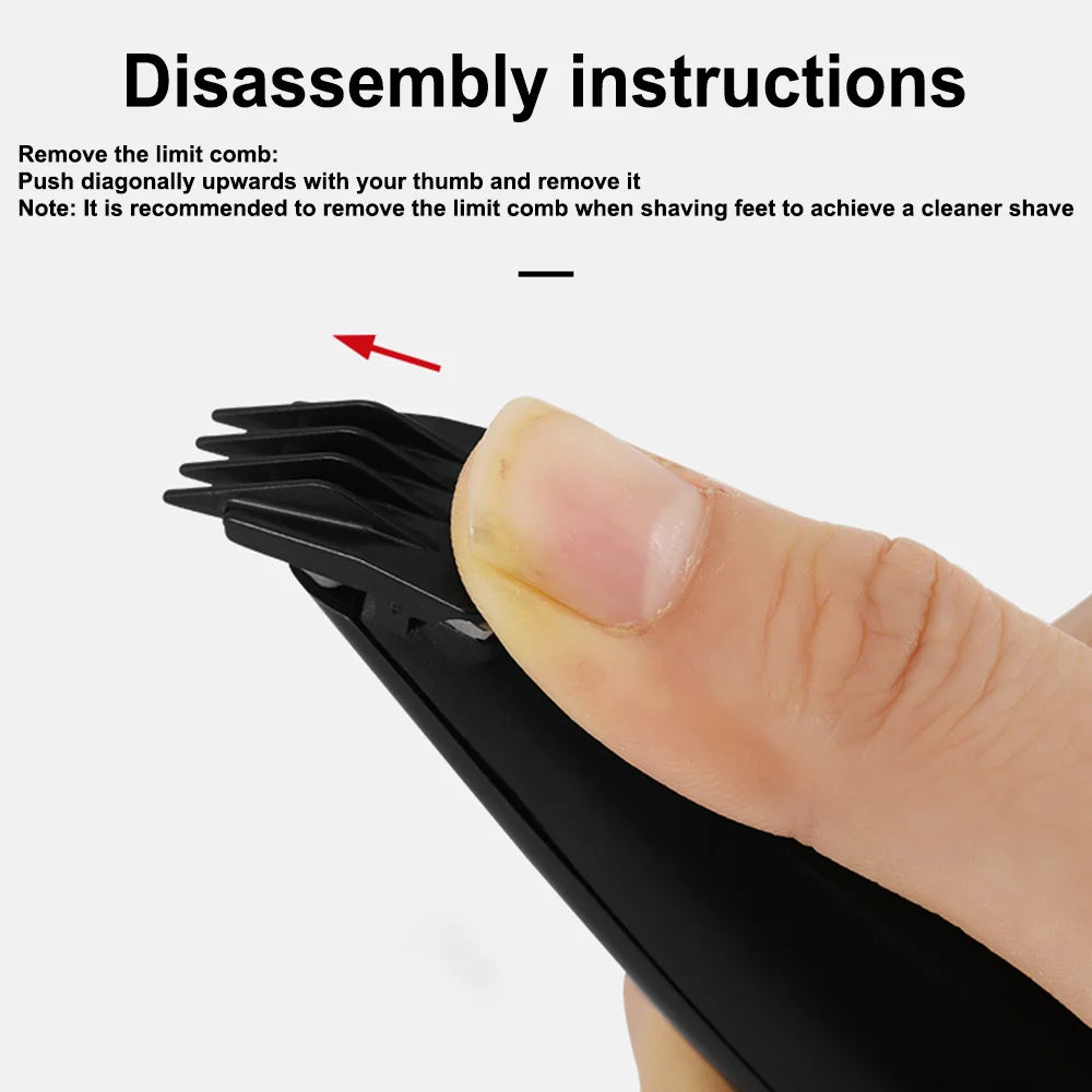 USB Rechargeable Pet Hair Trimmer for Dogs Cats Pet Hair Clipper Grooming Kit Cats Pets Foot Clipper Grooming