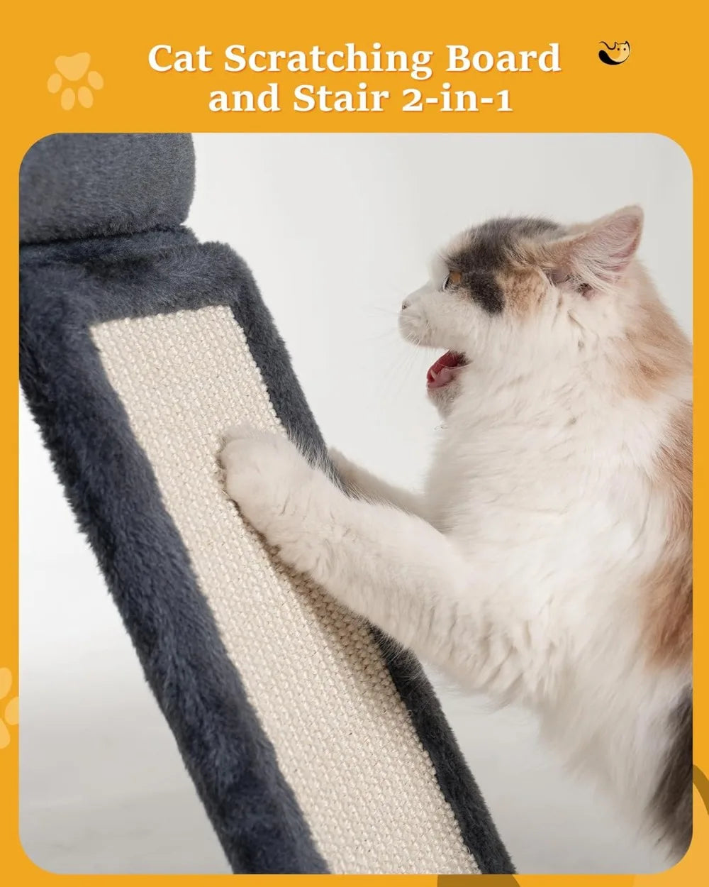 14‘’ Cat Tree Tower with Scratching Post, 20 * 16.5in Perch Bed for Large Adult Cats, Condo Cave for Indoor Small Medium Kittens