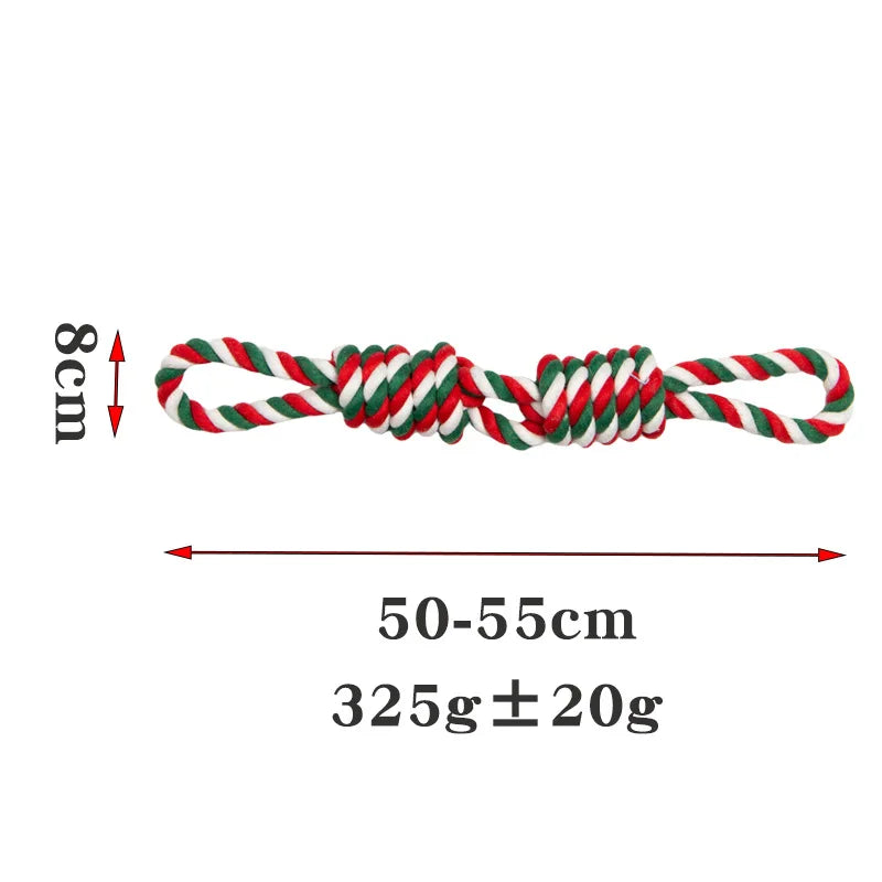 Indestructible Chew Rope Toys for Medium Large Dogs Tooth Cleaning Pet Aggressive Dog Antistress Toy