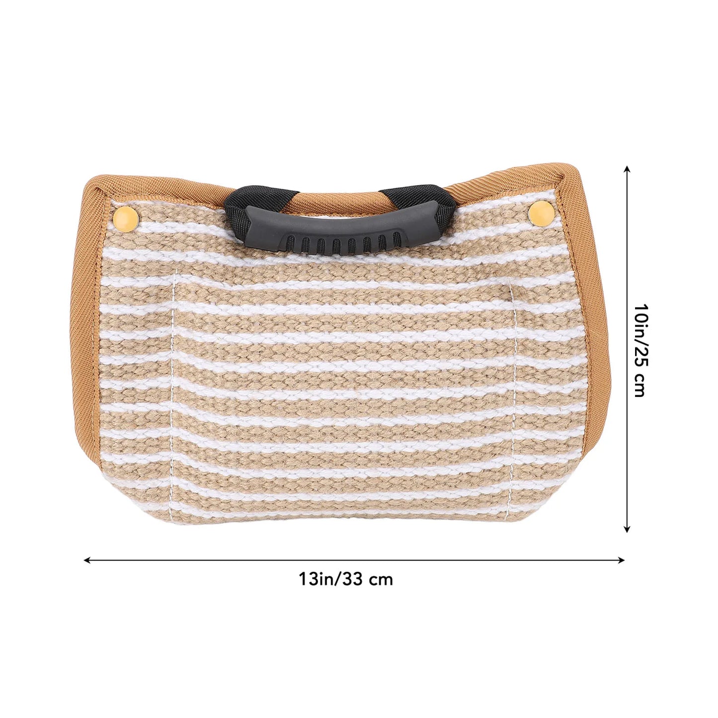 Dog Training Bite Pillow Tear Resistant Interactive Play Toy Jute Pad Dog Bite Sleeve Training Equipment with Handles