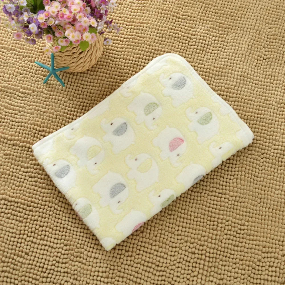 Dog Blanket Washable Fuzzy Soft Pet Mat Throw Cover for Kennel Crate Bed Cute Paw Pattern Puppy Cat Bed Blanket Mat Pet Blankets