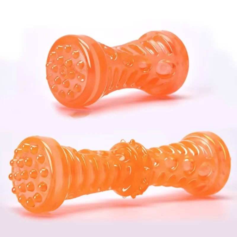 Resistant Bite Resistant Pet Toy Toothbrush Bone Sturdy Dog Toy Interactive Puppy Game Toy Dog Bone Rubber Puppy Chew Toy Dog