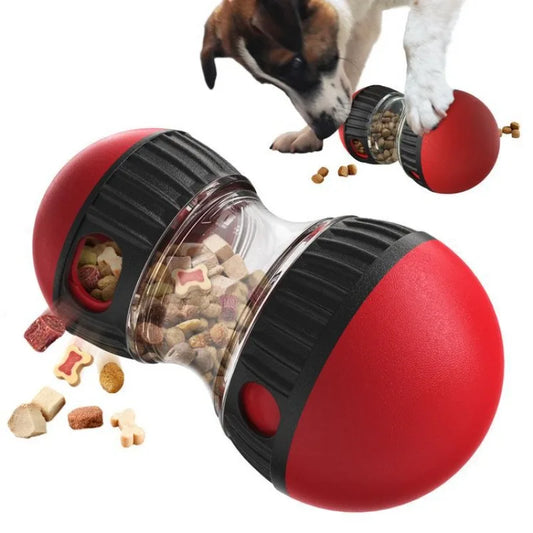 Dog Puzzle Toy Treat Dispensing Dog Toys Ball with Slow Feeder Bite-Resistant Interactive Chase Toy Training Games for All Dogs