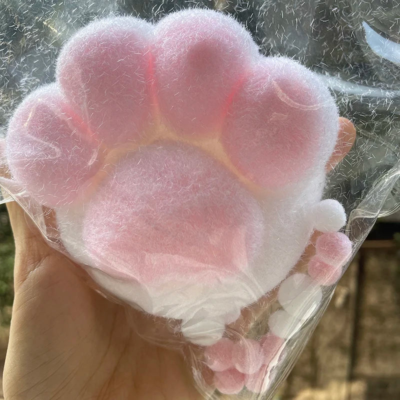 Squeeze Cat Paw Toys Cute Soft Abreact Relief Relax Toys Sticky Decompressing Pinching Cat Paw Stress Relief Squishy Toy Gift