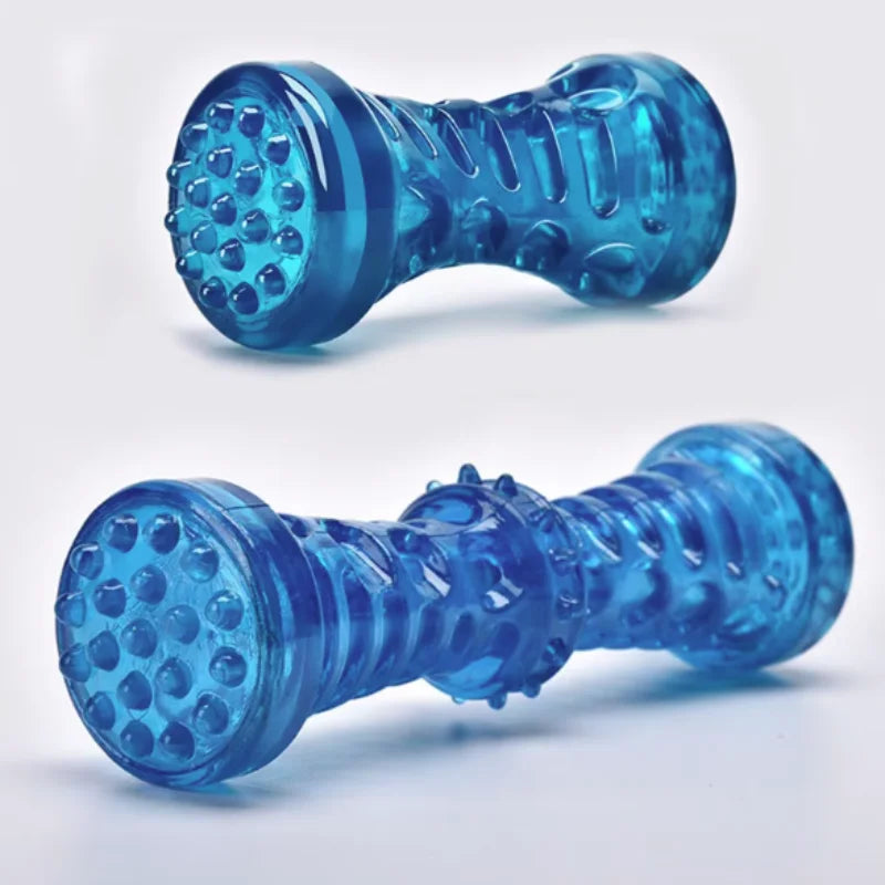 Resistant Bite Resistant Pet Toy Toothbrush Bone Sturdy Dog Toy Interactive Puppy Game Toy Dog Bone Rubber Puppy Chew Toy Dog
