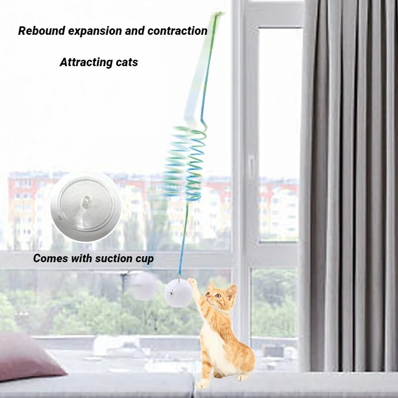 Toys For Cats Play For Cats Interactive Cat Toys Cat Spring Toy For Cats Intelligence Games Things For The Cat Pet Toys For Cats