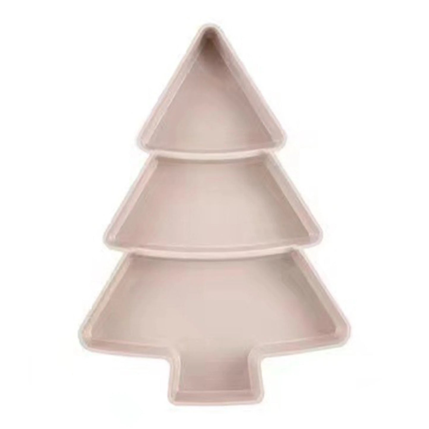Christmas Tree Shape Fruit Plates Multi-function Dried Fruit Plate Candy Dish Serving Trays Suitable For Holiday Party Xuan-us